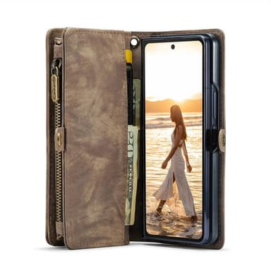 CaseMe mobilfodral 008 5-kort Samsung Galaxy Z Fold 6 - Brun