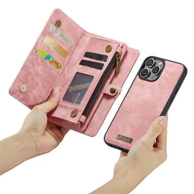CaseMe mobilfodral 008 8-kort iPhone 16 Pro Max - Rosa
