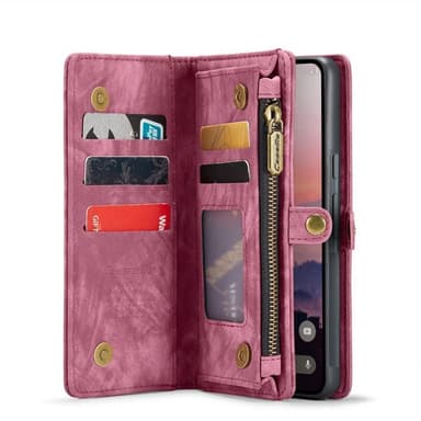 CaseMe mobilfodral 008 8-kort Google Pixel 9 Pro XL - Röd