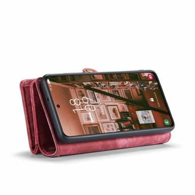 CaseMe mobilfodral 008 8-kort Samsung Galaxy S24 Plus - Röd