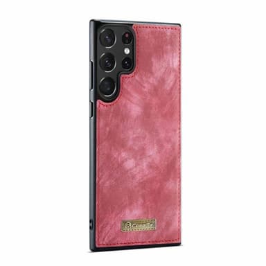 CaseMe mobilfodral 008 8-kort Samsung Galaxy S24 Ultra - Röd