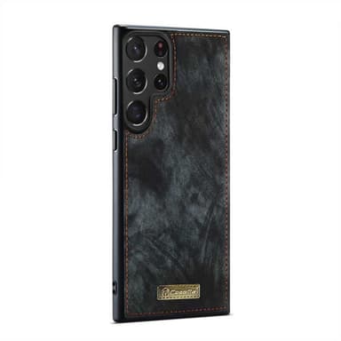 CaseMe mobilfodral 008 8-kort Samsung Galaxy S24 Ultra - Svart/grå