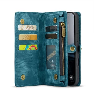 CaseMe mobilfodral 008 8-kort iPhone 16 Pro Max - Blå