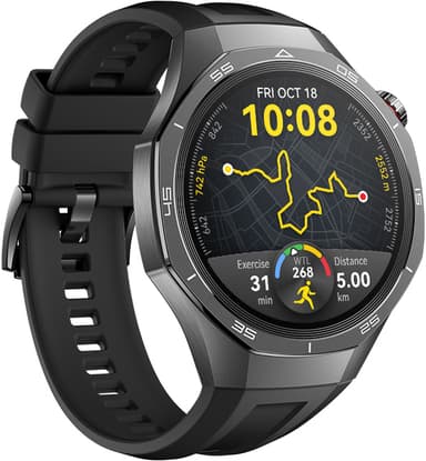 Huawei Watch GT 5 Pro sportklocka 46 mm (svart) + FreeBuds 5i presentask