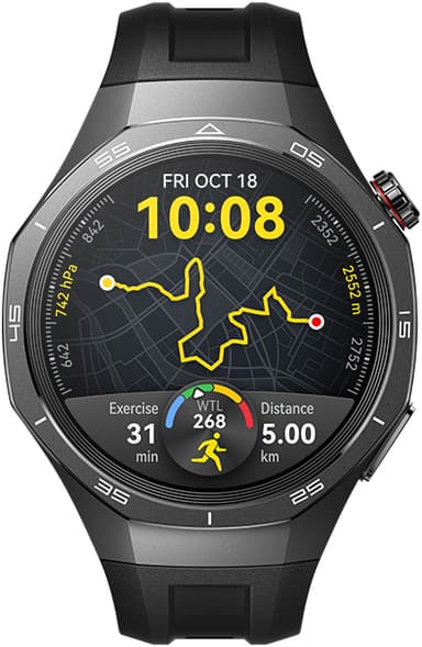 Huawei Watch GT 5 Pro sportklocka 46 mm (svart) + FreeBuds 5i presentask