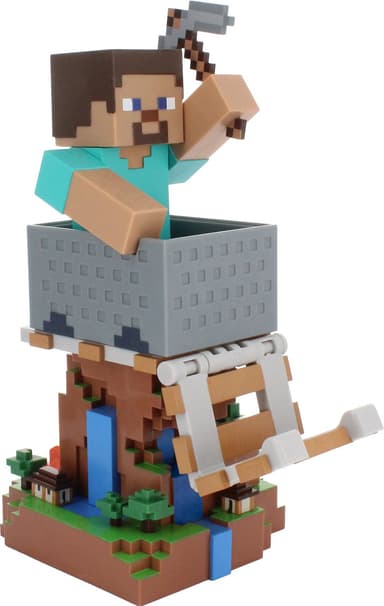 Cable Guys Minecraft smartphone/kontroller hållare figur (Steve)