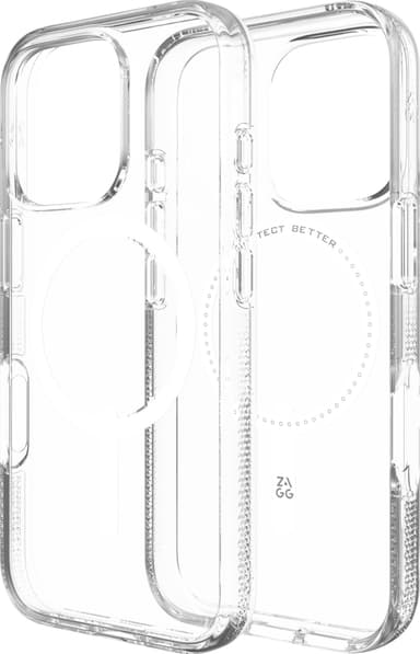 Zagg iPhone 16 Pro Crystal Palace Snap fodral (genomskinligt)