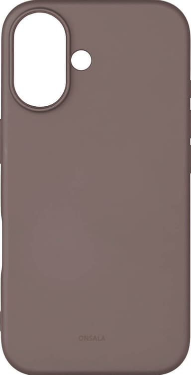Onsala iPhone 16 Silikonskal (choklad)