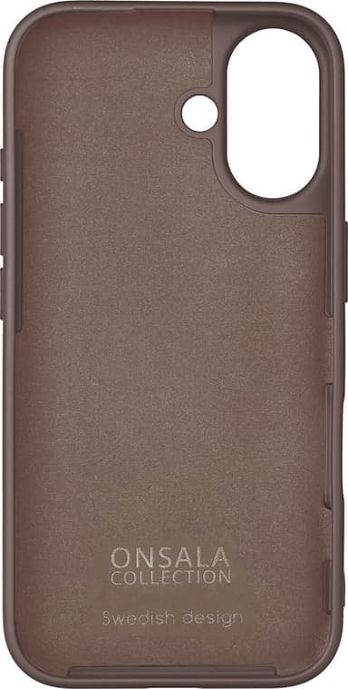 Onsala iPhone 16 Silikonskal (choklad)