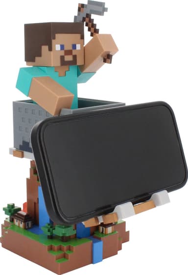 Cable Guys Minecraft smartphone/kontroller hållare figur (Steve)