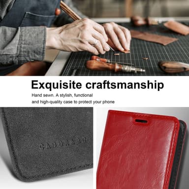iPhone 16 Skal Fodral Case (Röd)