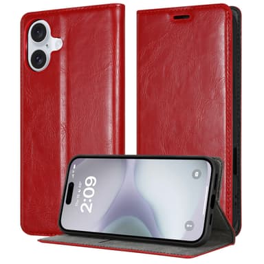 iPhone 16 PLUS Skal Fodral Case (Röd)