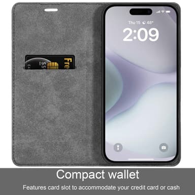 iPhone 16 PLUS Skal Fodral Case (Röd)