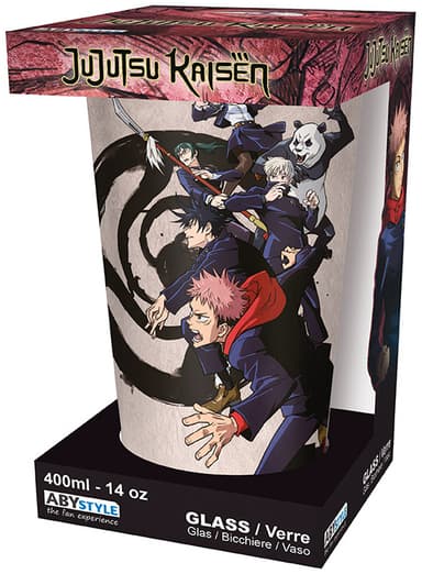 ABYStyle Jujutsu Kaisen vattenglas (Tokyo vs Kyoto)