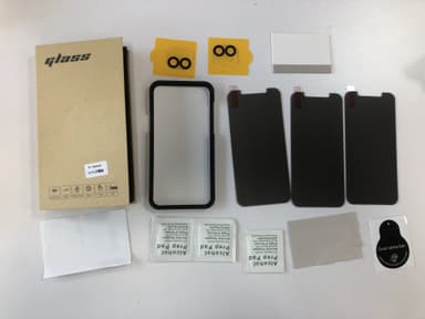 Sekretessskydd i högt aluminiumglas iPhone 12