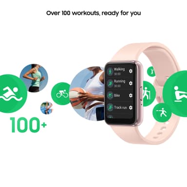 Samsung Galaxy Fit3 aktivitetsarmband (rosa guld)