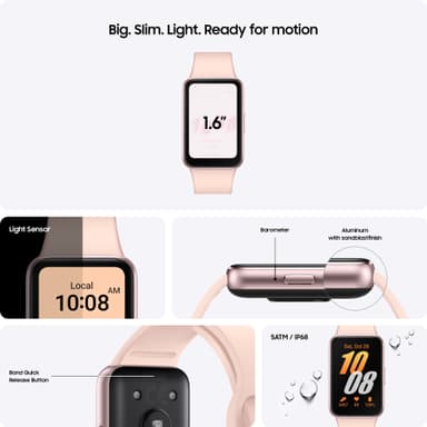 Samsung Galaxy Fit3 aktivitetsarmband (rosa guld)
