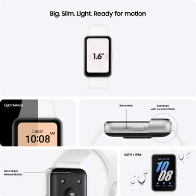 Samsung Galaxy Fit3 aktivitetsarmband (silver)