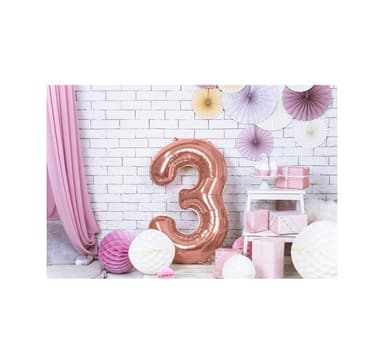 Nummer ""3"" Rose Gold