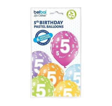 Latexset '5th Birthday' (6 st)