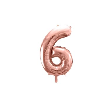Nummer ""6"" Rose Gold