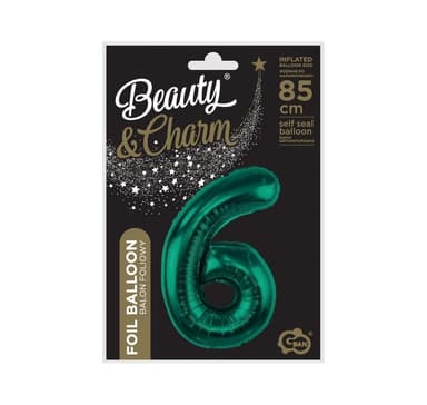 Nummer ""6"" Grön