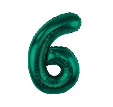 Nummer ""6"" Grön