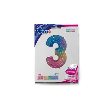 Nummer ""3"" Rainbow