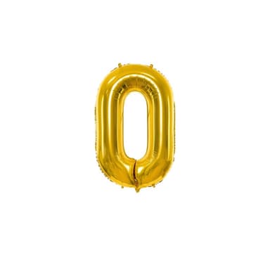 Siffran ""0"" Guld