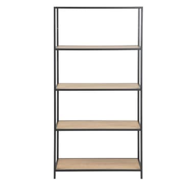 Hylla SEAFORD 77x35xH150cm, ek