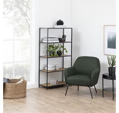 Hylla SEAFORD 77x35xH150cm, ek