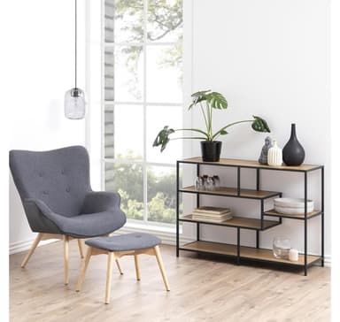 Hylla SEAFORD 114x35xH78cm, ek