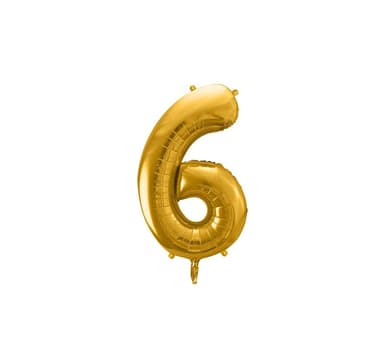 Nummer ""6"" guld