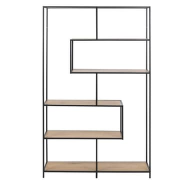 Hylla SEAFORD 114x35xH185cm, ek