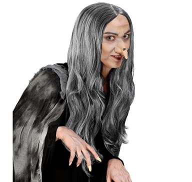 Peruk Crudelia grå