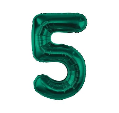 Nummer ""5"" Grön