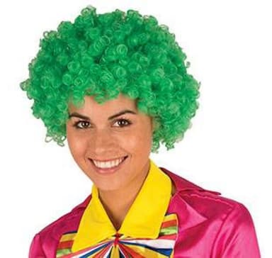 Clownperuk grön