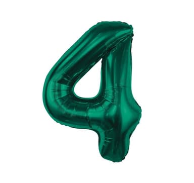 Nummer ""4"" Grön