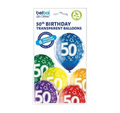 Latexset '50th Birthday' (6 st)