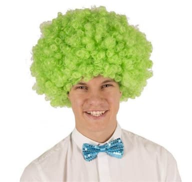 Clownperuk grön
