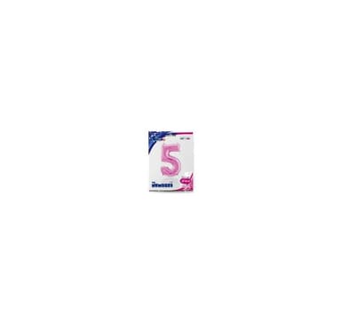 Nummer ""5"" magenta