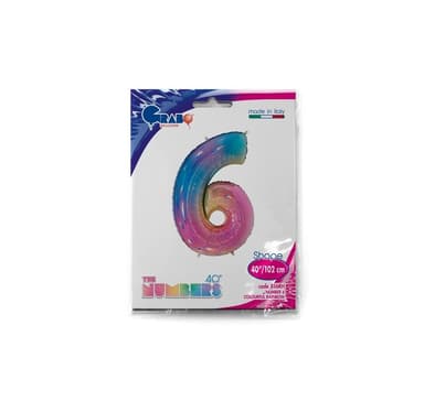 Nummer ""6"" Rainbow