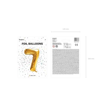 Nummer ""7"" guld
