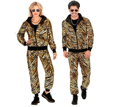 Kostym Disco Party Gold M