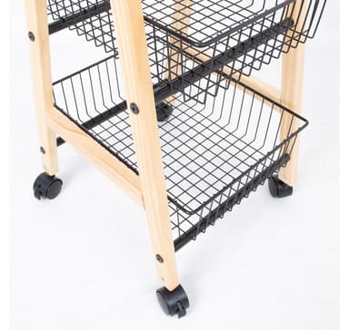 Hylla BREN 32x37xH81cm, svart