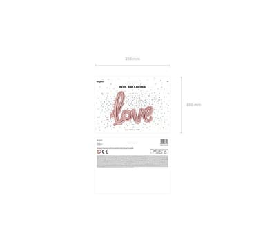 Folieballong ""Love""