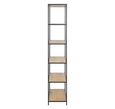 Hylla SEAFORD 77x35xH185cm, vild ek