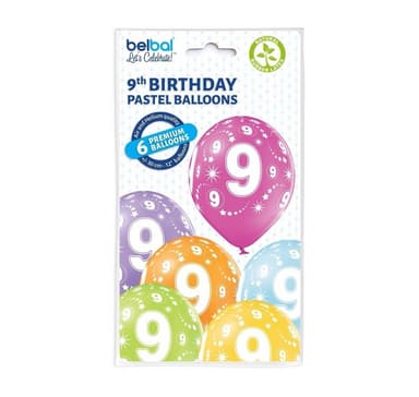 Latexset '9th Birthday' (6 st)