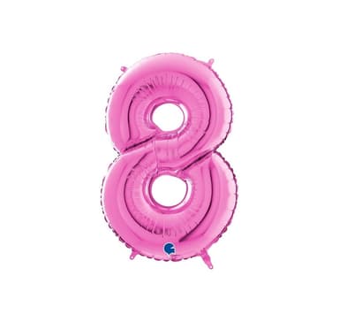 Nummer ""8"" magenta