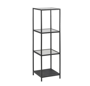 Hylla SEAFORD 35x37xH119,5cm, glas